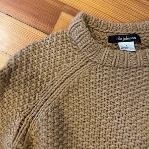 Ulla Johnson waffle knit chunky sweater size s